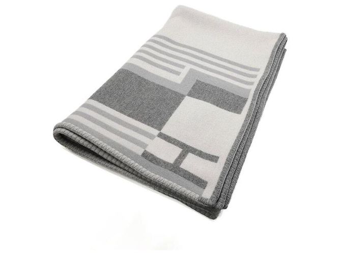 Market Hermès Ithaque Gray Blanket Brown