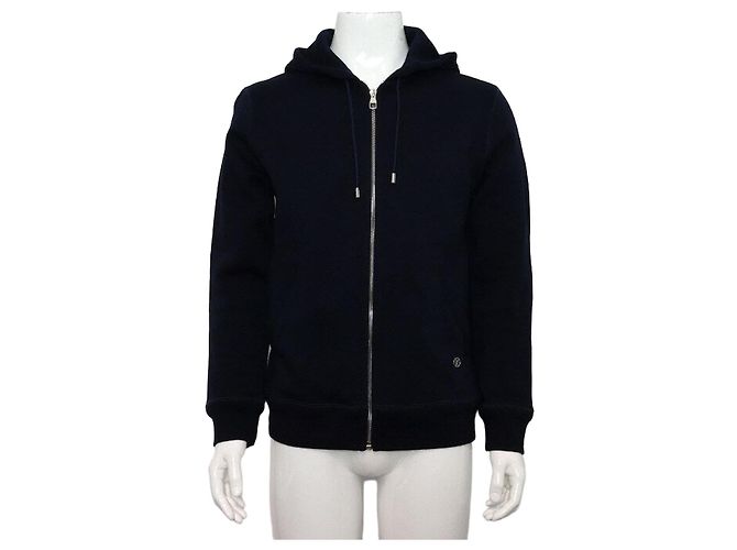 Louis Vuitton Giacca con cappuccio da uomo in blu navy