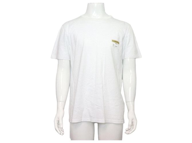 Dior Cotton Patch Herren T-Shirt aus Baumwolle Weiß