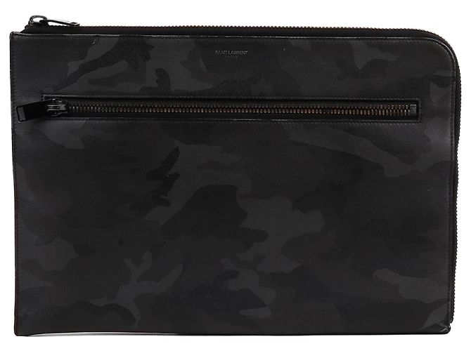 Saint Laurent Pochette Large Camouflage Noir