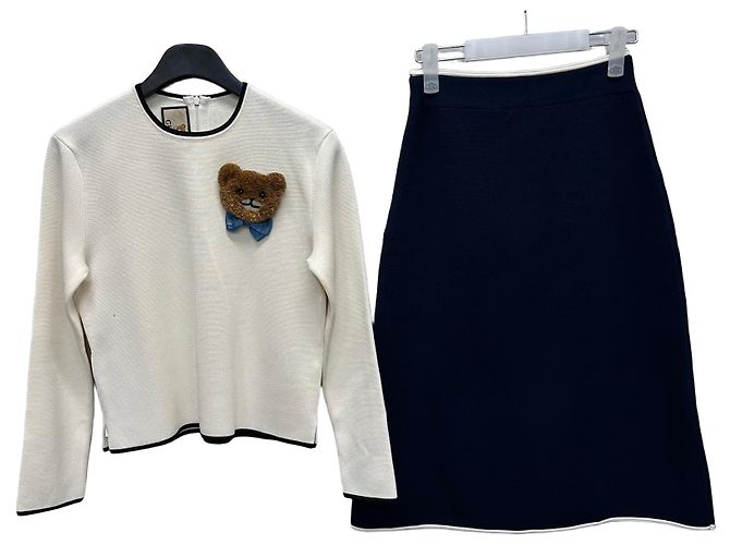 Gucci Jersey de punto Kai Teddy Bear Multicolor