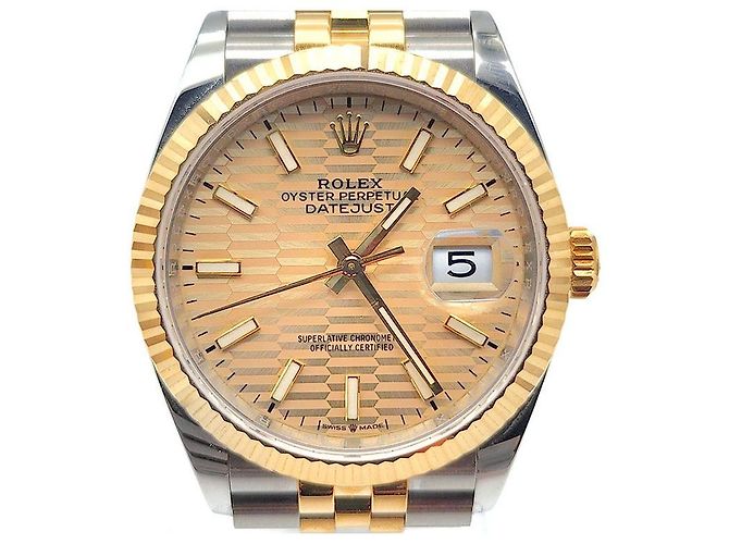 Rolex Reloj Datejust Combination Amarillo