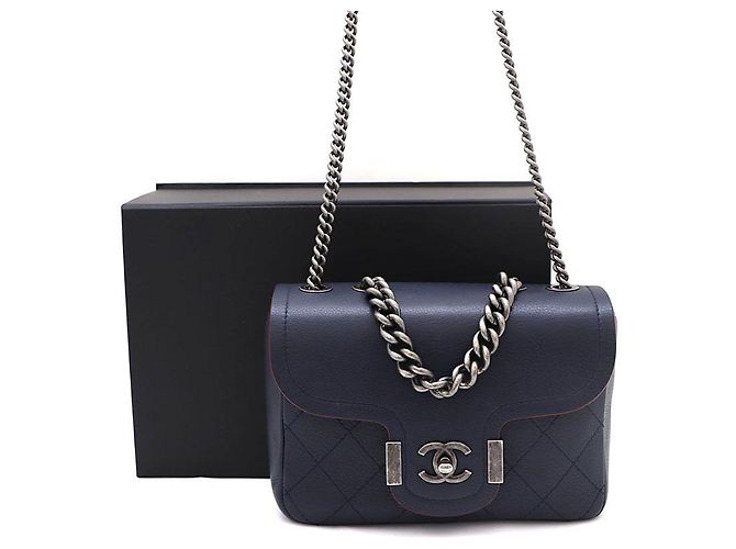 Borsa Tote e Borsa a tracolla Chanel CC Chain Blu