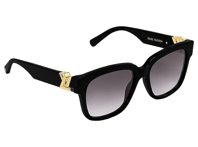Louis Vuitton Gafas de sol cuadradas de acetato Negro