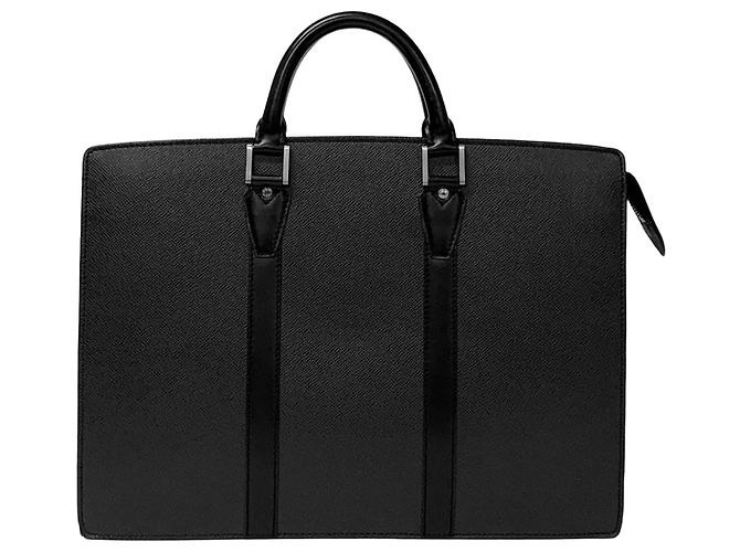 Louis Vuitton Taiga Lozan Briefcase Black