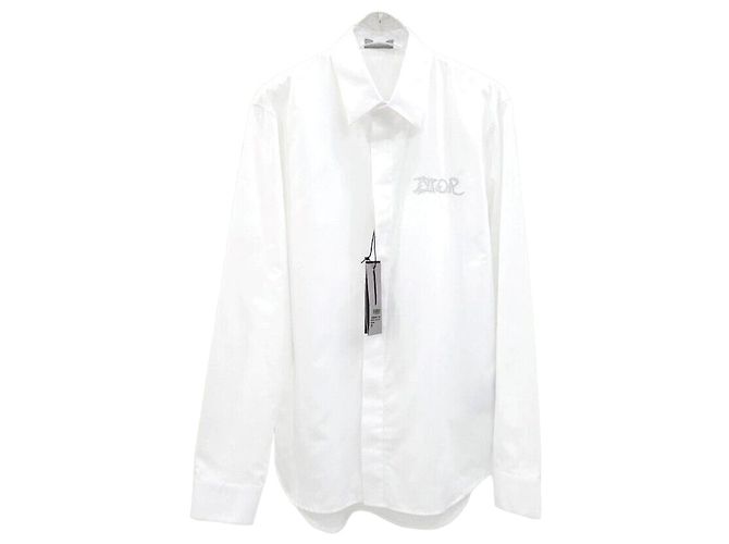 Louis Vuitton Camicia bianca ricamata Dior Peter Doig Argento