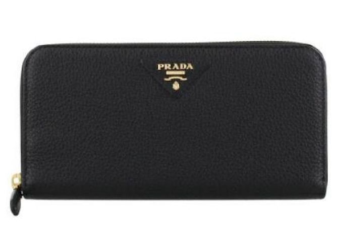 Prada Cartera larga de cuero