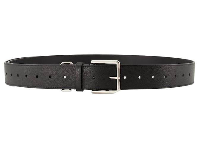 Givenchy Grain Leather Belt Black