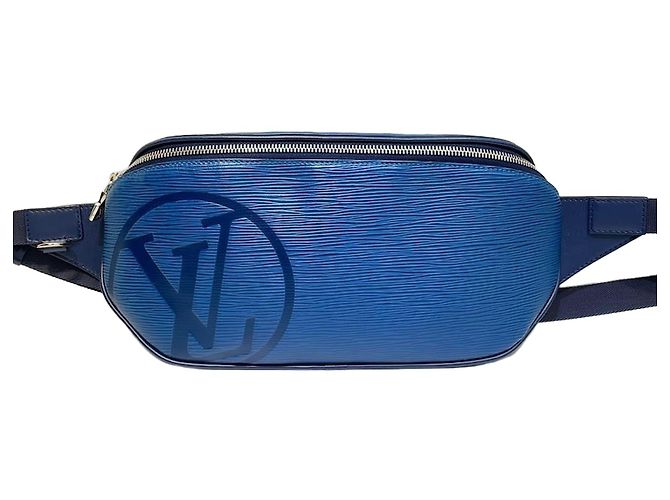 Louis Vuitton Epi Belt Bag Blue
