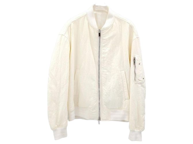 Dior Cactus Jack Bomberjacke mit besticktem Logo Silber