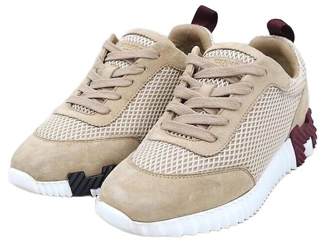 Hermès Baskets Mesh Bouncing Beige Marron
