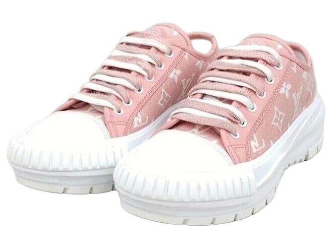 Louis Vuitton Baskets Pink Monogram Squared Argenté