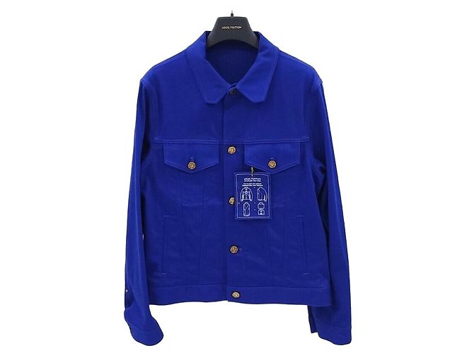 Louis Vuitton DNA Denim Jacket Blue Blau