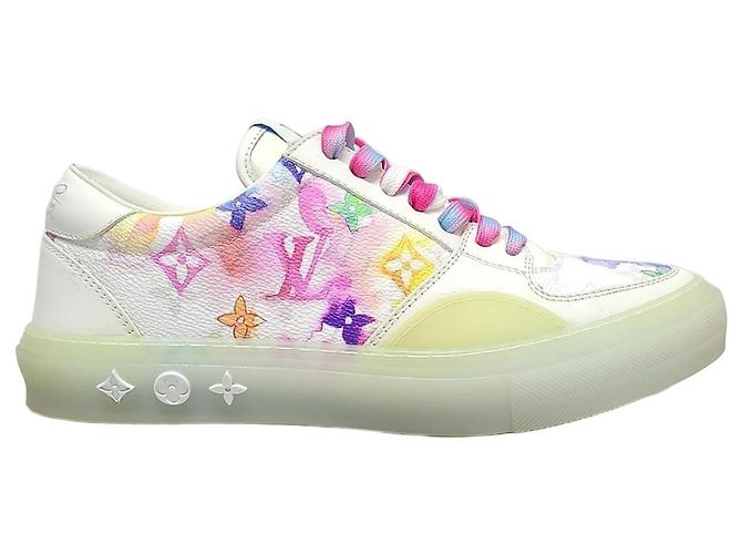 Louis Vuitton Tênis Oly Monograma Aquarelado Multicor