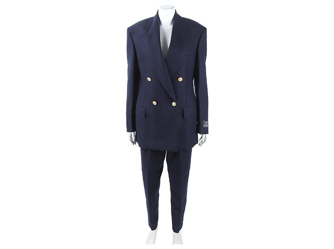 Gucci Traje de cachemira Azul