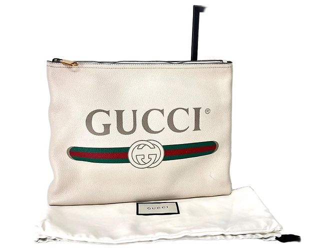 Gucci Clutch Bag White