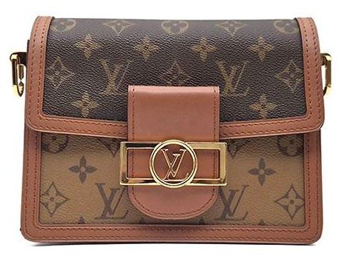 Louis Vuitton Monogram Mini Dauphine Braun