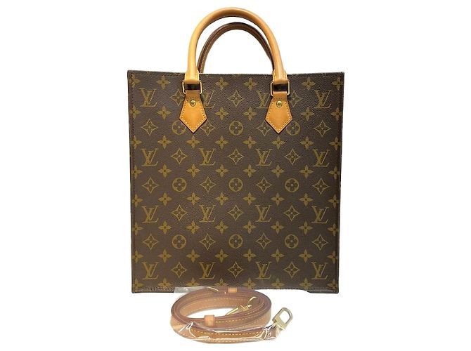 Louis Vuitton Monogram Sac Plat PM Schultertasche Mehrfarben