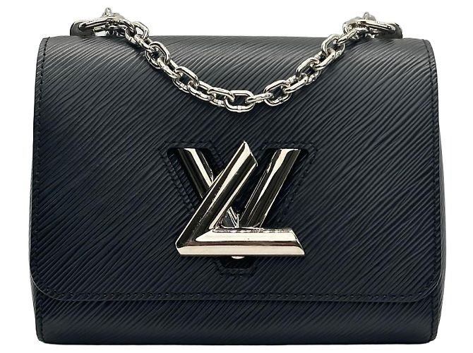 Louis Vuitton Borsa a tracolla Epi Twist PM Nero Argento