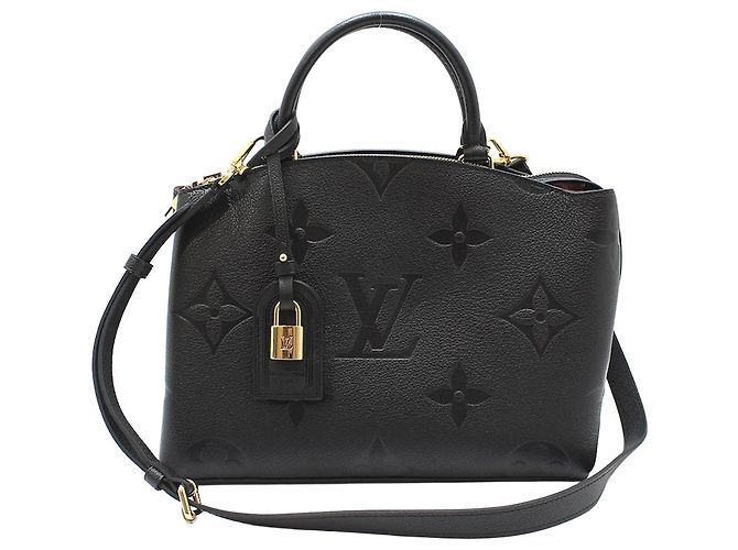 Louis Vuitton Borsa a tracolla Monogram Empreinte Petite Pallette Nero