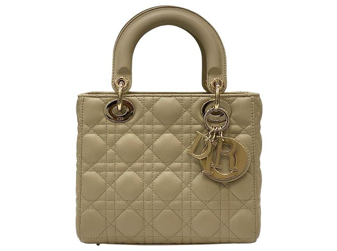 Dior Lady Small Beige Marron