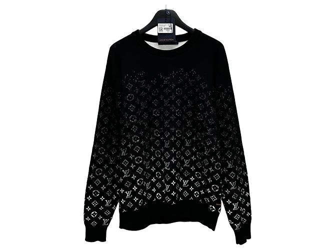 Louis Vuitton Gradient Monogram Knit Silvery