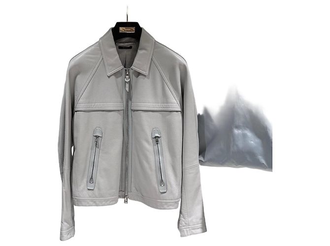 Tom Ford Leder-Bomberjacke Trigger Braun