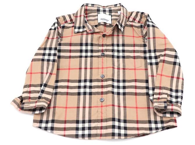 Burberry Camicia a quadri per bambini Marrone