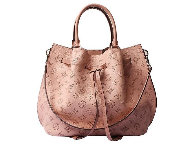 Bucket Louis Vuitton Borsa a tracolla a secchiello Mahina Girolata Rosso