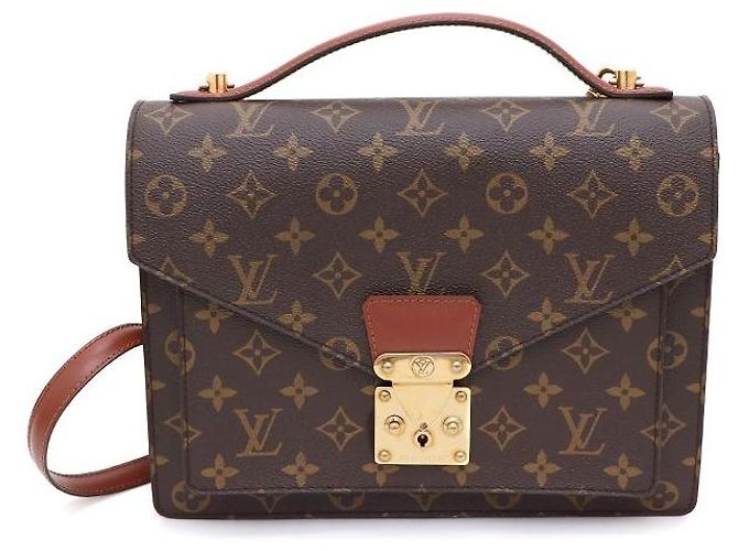 Louis Vuitton Bolso Tote y Bolso de Hombro Montsouris en Canvas Monogram Multicolor