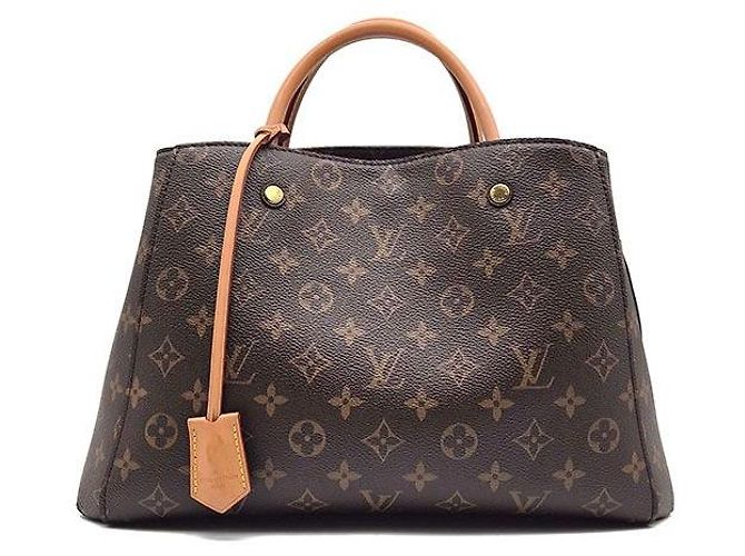 Louis Vuitton Monogram Montaigne MM Marrom