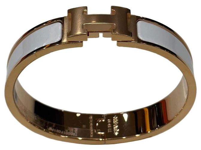 Hermès Click White Rose Gold PM Weiß 