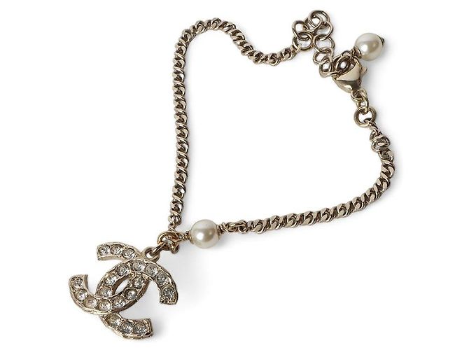 Chanel Pulsera CC Logo de cristal Multicolor
