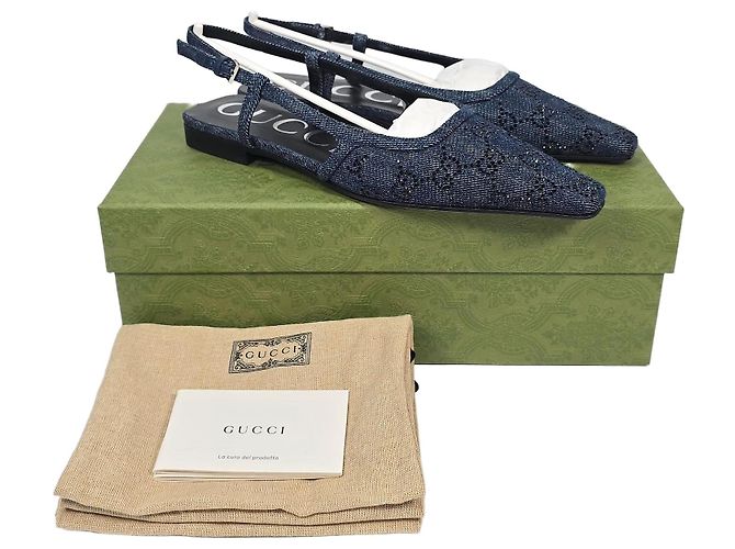 Gucci Women's GG Denim Slingback Multiple colors