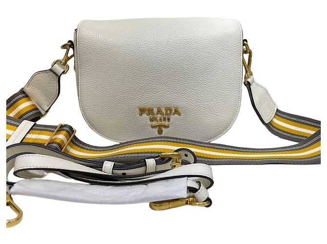 Prada Bolsa de ombro em couro de bezerro Multicor