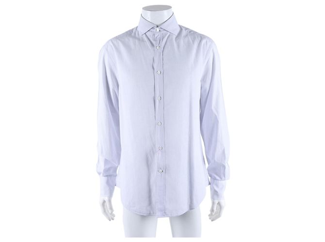 Langarmhemd Brunello Cucinelli Blau