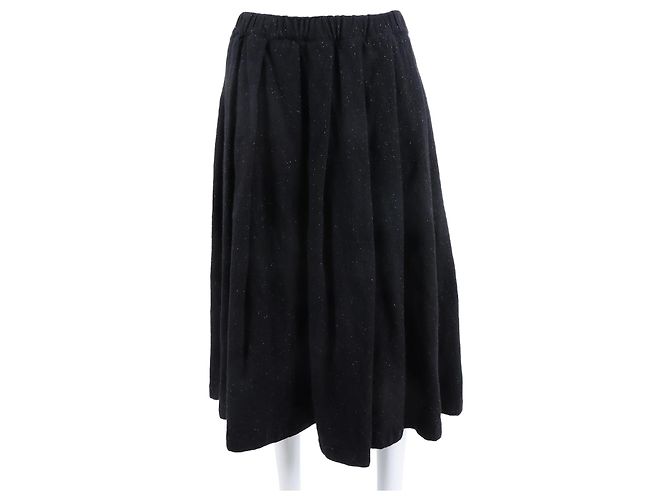 Comme Des Garcons Saia preta Comme des Garçons Preto