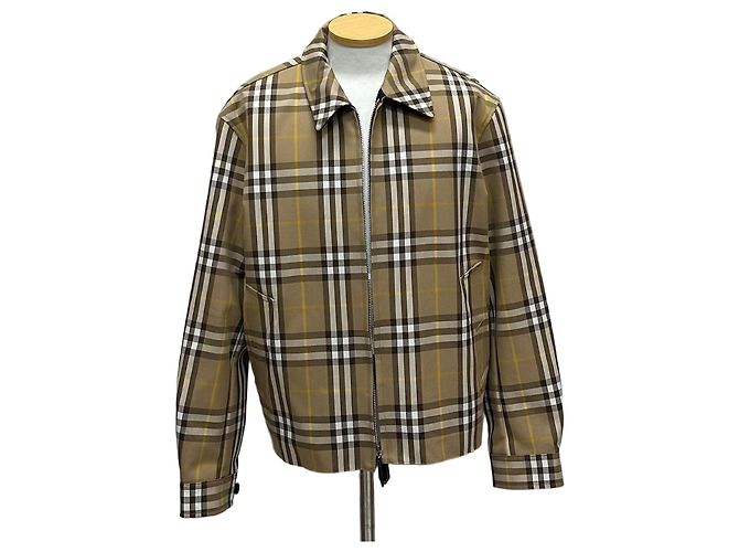 Burberry Chaqueta Harrington de algodón a cuadros reversible Multicolor