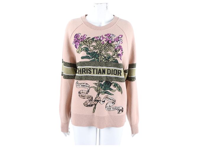 Langarm-Strickpullover Christian Dior Braun 