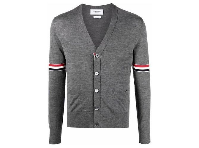 Thom Browne Arm Band Stripe Cardigan