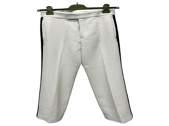 Gucci Pantalones de tweed retro Plata