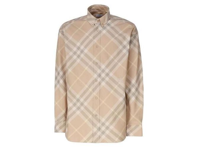 Burberry Checkered Cotton Shirt
