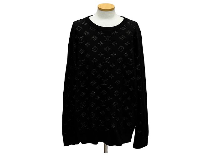 Louis Vuitton Monogramm-Strick Silber 