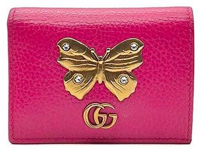 Gucci Cartera Butterfly Rosa