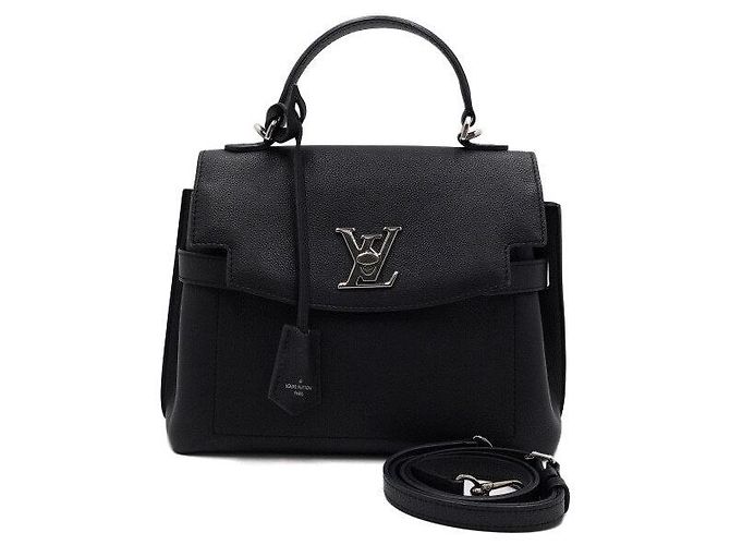 Louis Vuitton Lockme Ever BB Tote Bag and Shoulder Bag Black