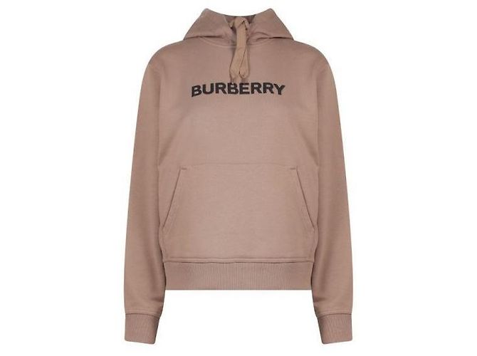 Burberry Moletom com capuz de algodão com logo