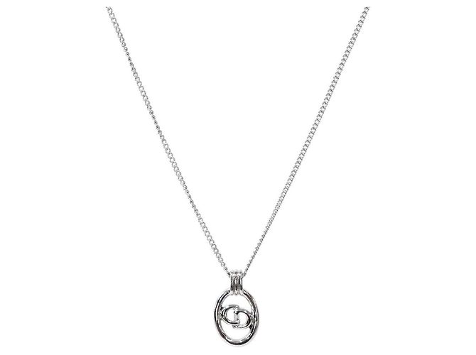 Dior Collana tonda CD argento 