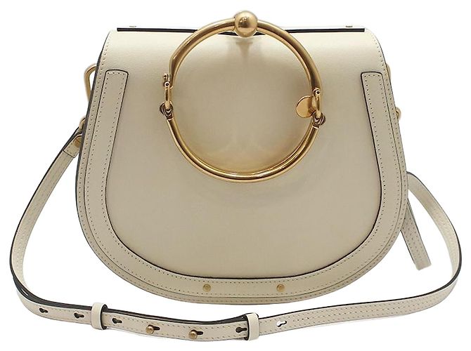 Chloé Bolsa de ombro e crossbody Nile Medium Bracelet Branco
