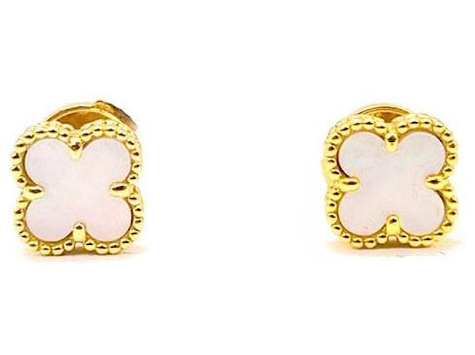 Van Cleef & Arpels Van Cleef Arpels Sweet Alhambra Earrings Golden 