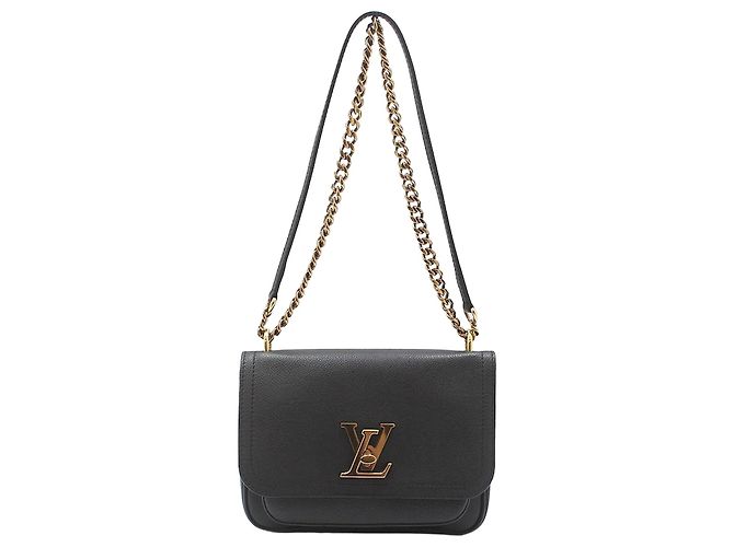Louis Vuitton Borsa a tracolla Rockme Chain PM in pelle nera Nero